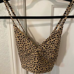 Cheetah prink Tank top